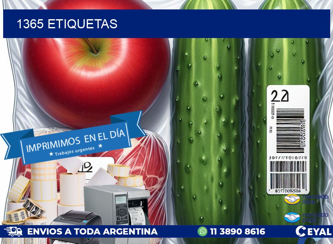1365 ETIQUETAS