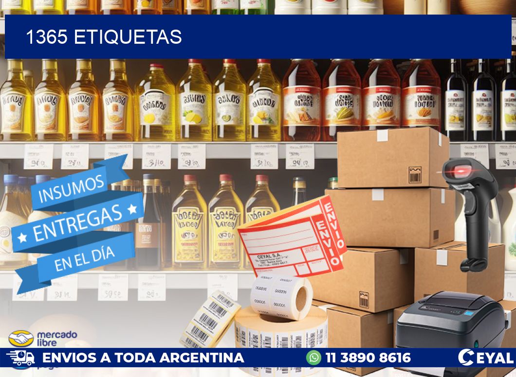 1365 ETIQUETAS