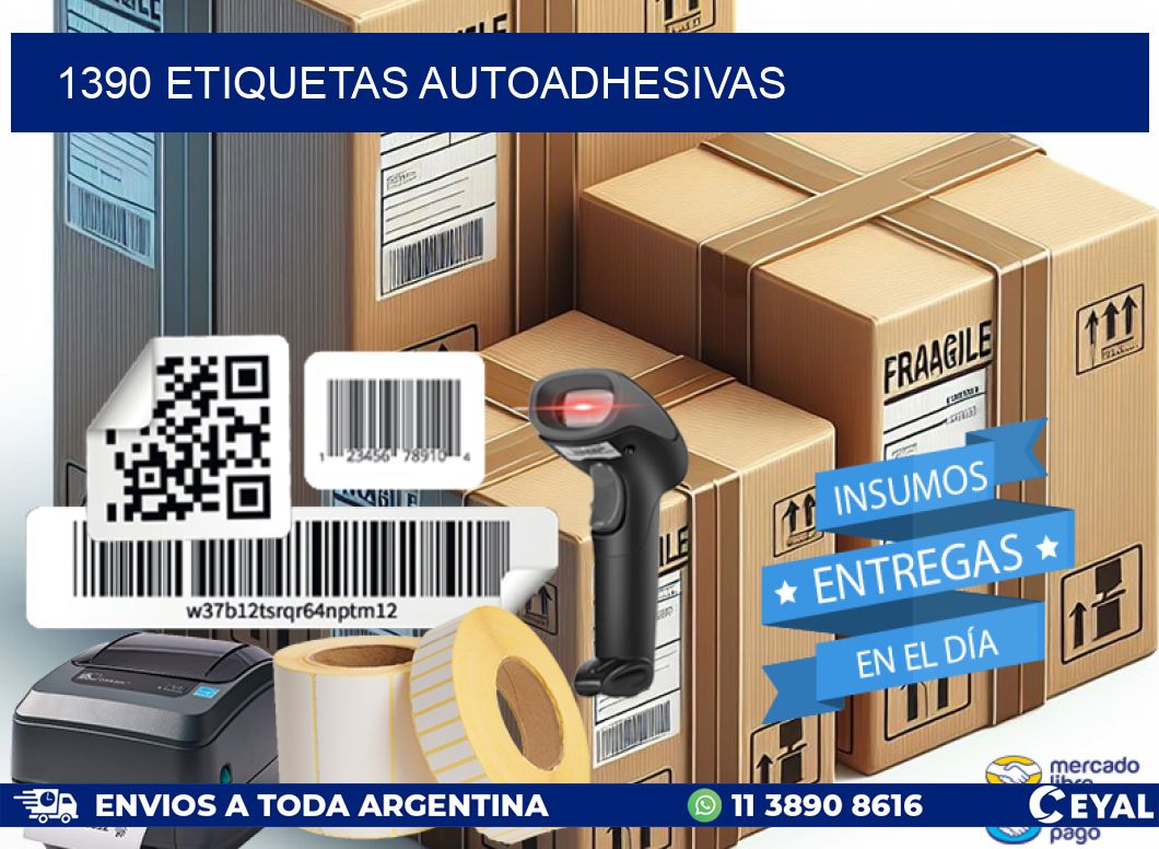 1390 ETIQUETAS AUTOADHESIVAS