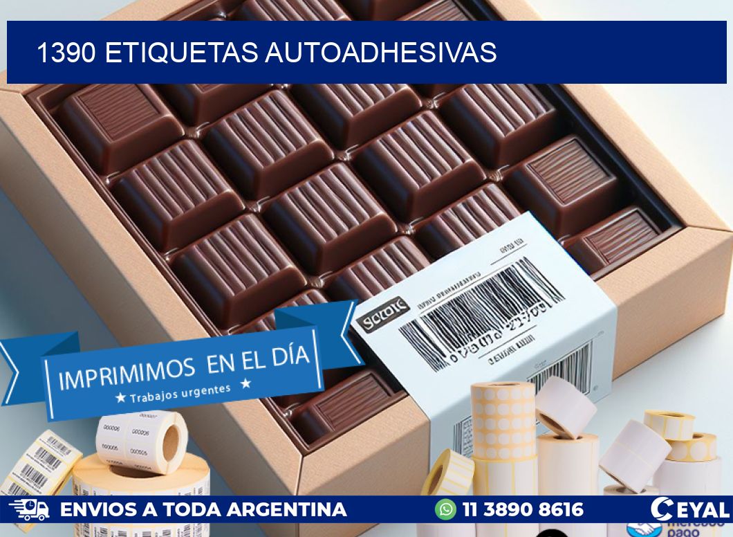 1390 ETIQUETAS AUTOADHESIVAS