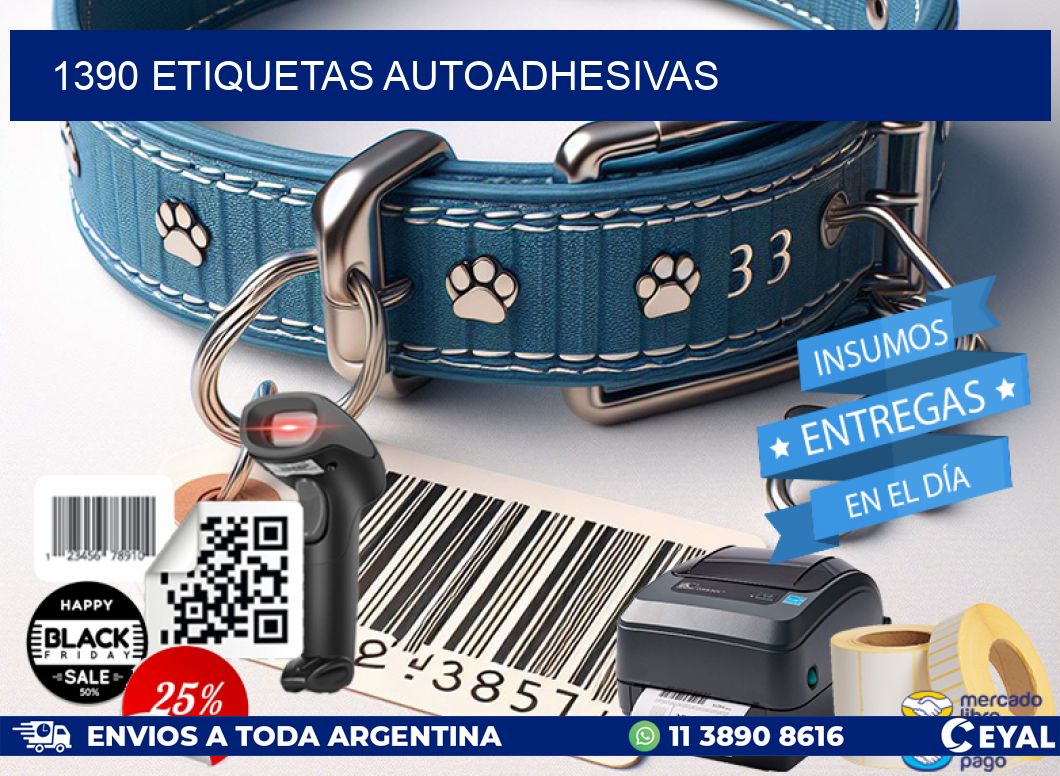 1390 ETIQUETAS AUTOADHESIVAS