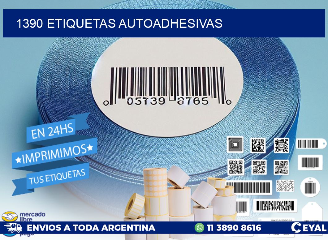 1390 ETIQUETAS AUTOADHESIVAS