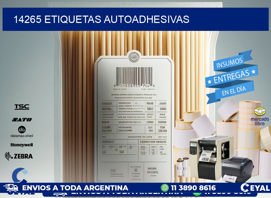 14265 ETIQUETAS AUTOADHESIVAS
