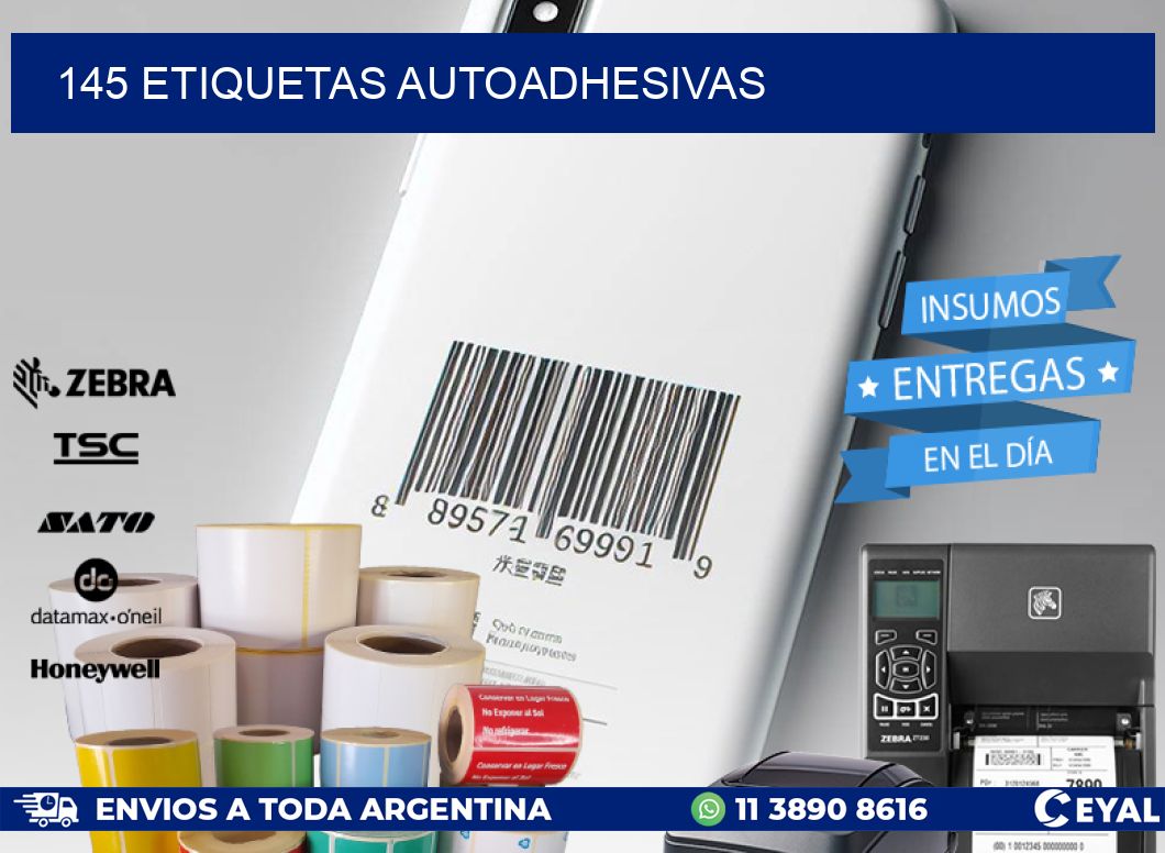 145 ETIQUETAS AUTOADHESIVAS
