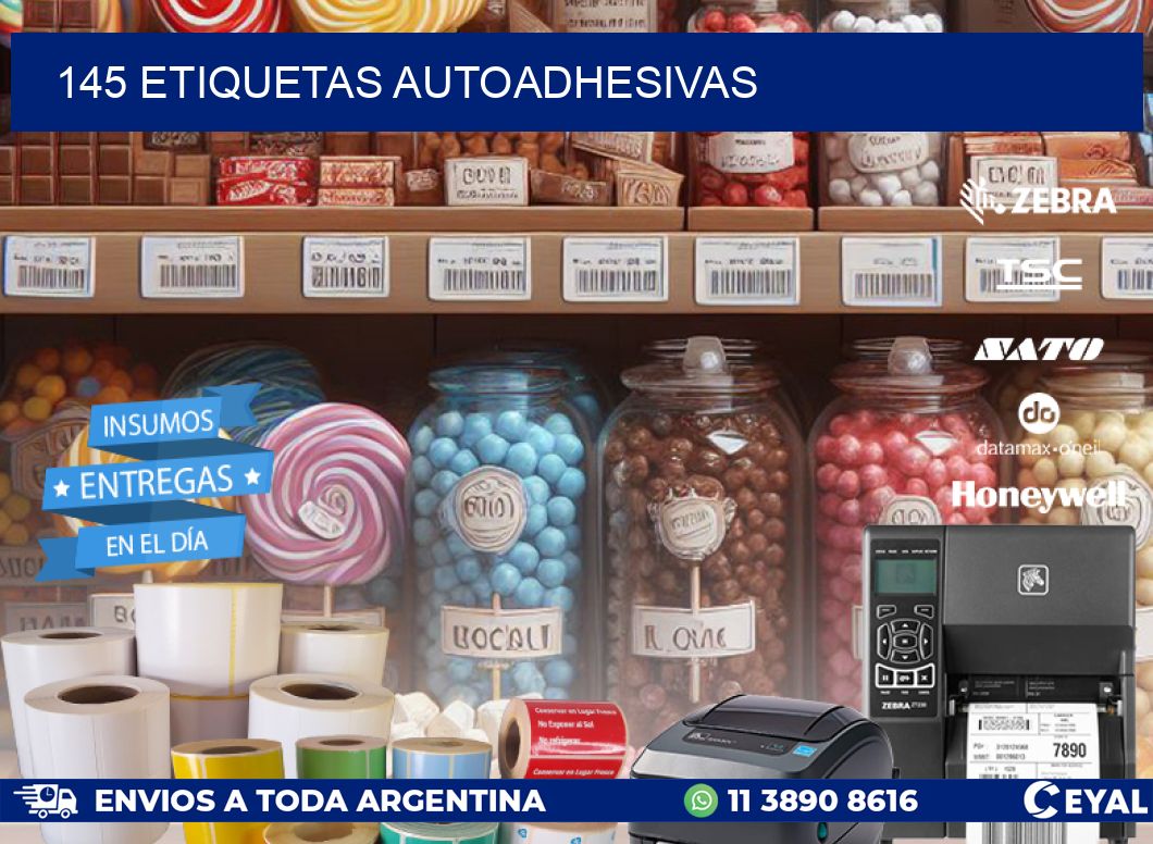 145 ETIQUETAS AUTOADHESIVAS