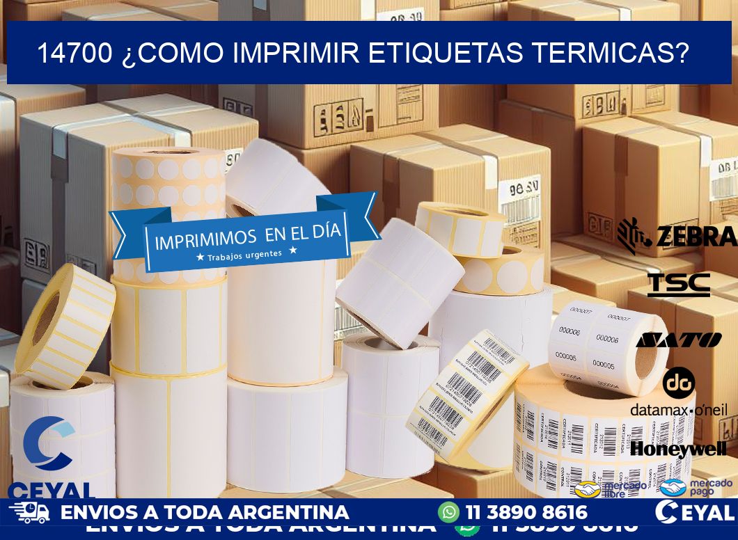 14700 ¿COMO IMPRIMIR ETIQUETAS TERMICAS?