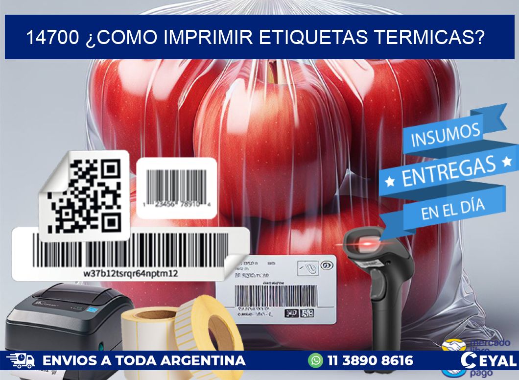 14700 ¿COMO IMPRIMIR ETIQUETAS TERMICAS?