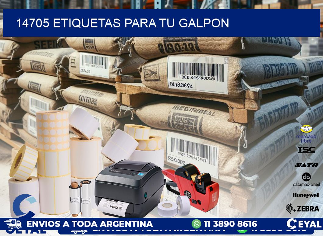 14705 ETIQUETAS PARA TU GALPON