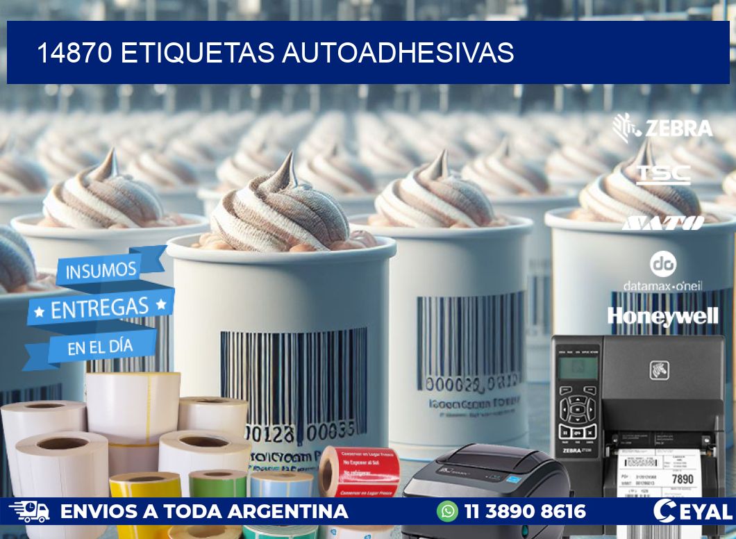14870 ETIQUETAS AUTOADHESIVAS