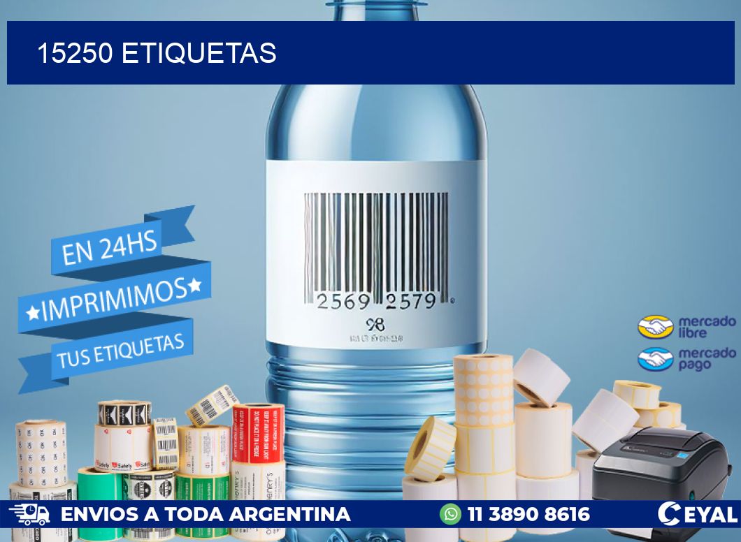 15250 ETIQUETAS