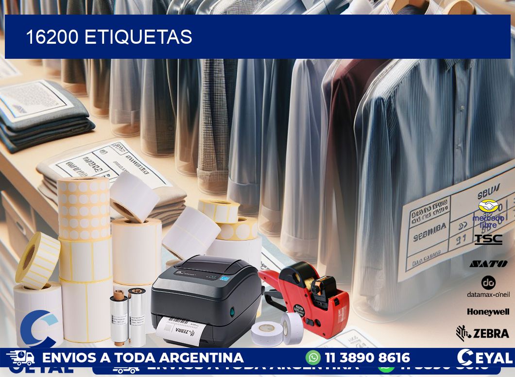 16200 ETIQUETAS
