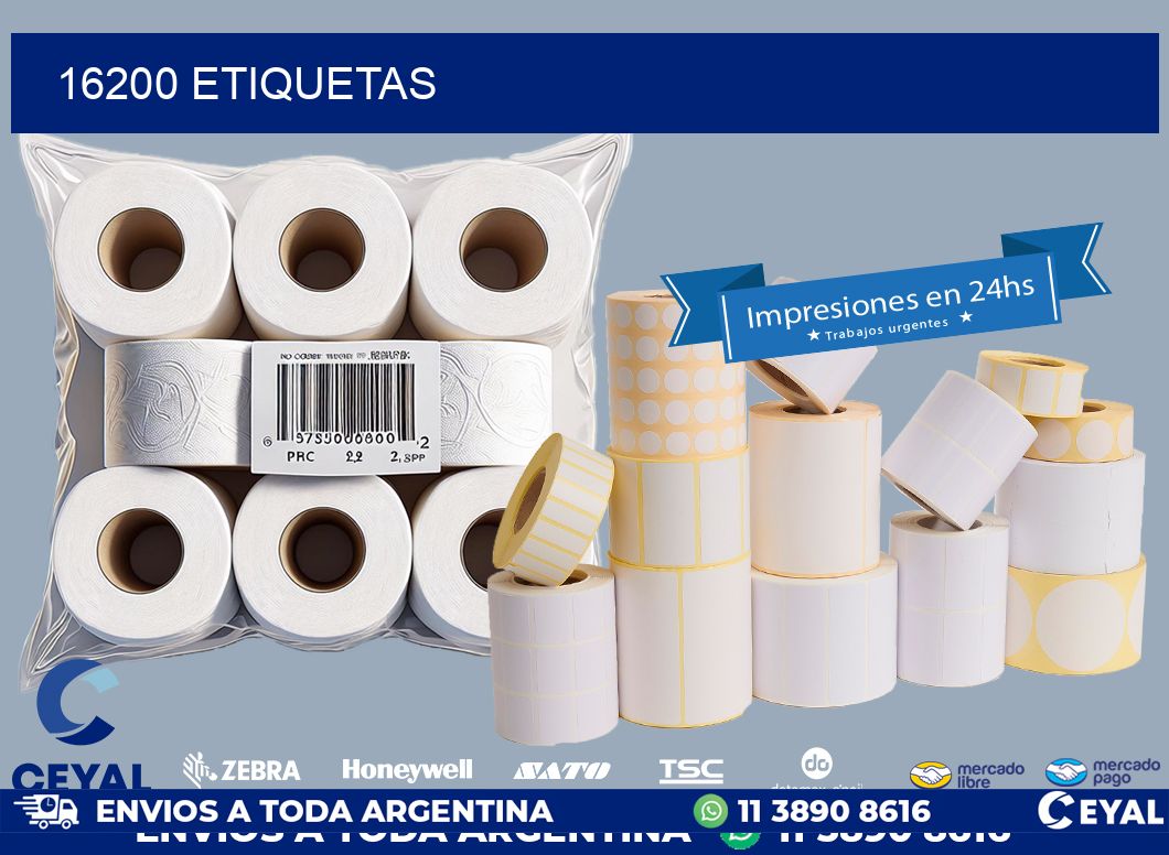 16200 ETIQUETAS