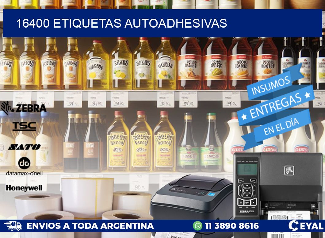 16400 ETIQUETAS AUTOADHESIVAS