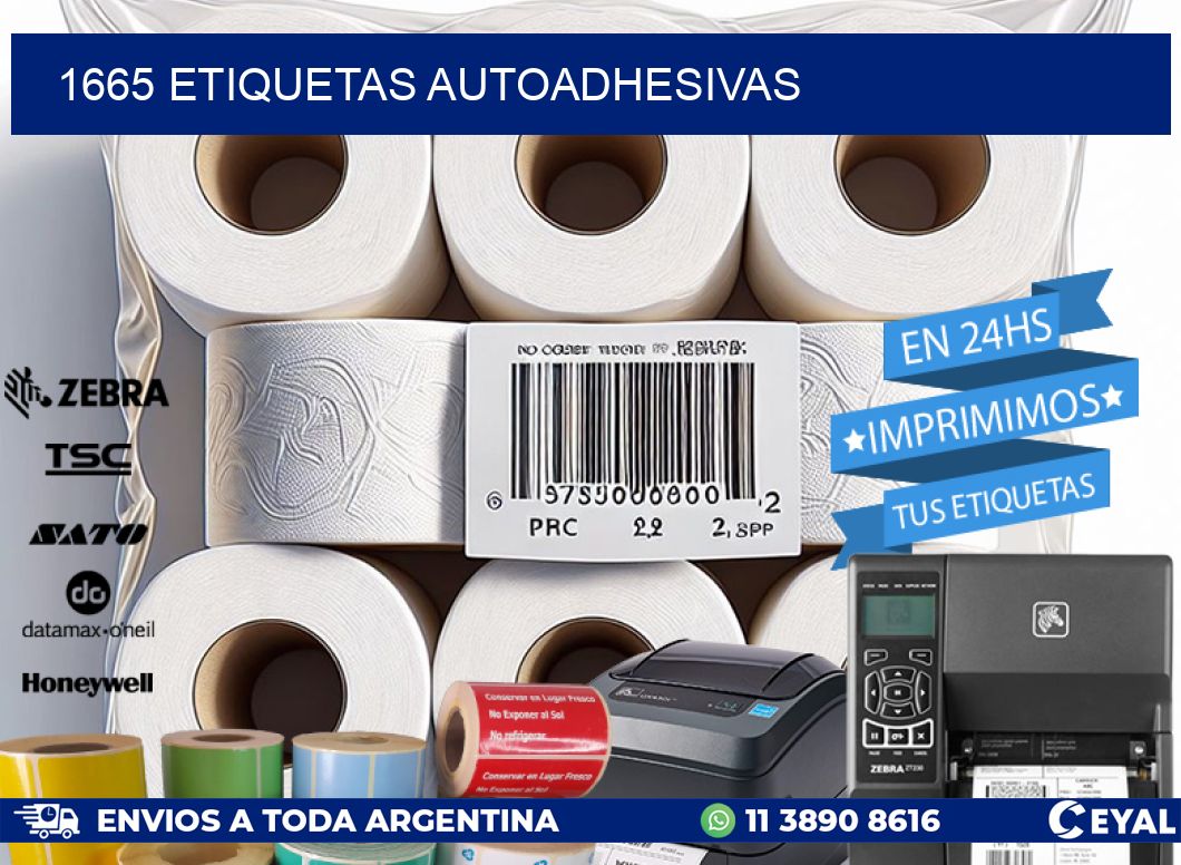 1665 ETIQUETAS AUTOADHESIVAS