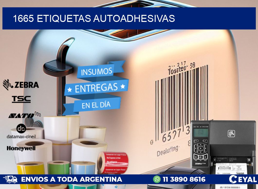 1665 ETIQUETAS AUTOADHESIVAS