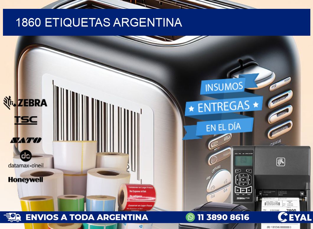 1860 ETIQUETAS ARGENTINA