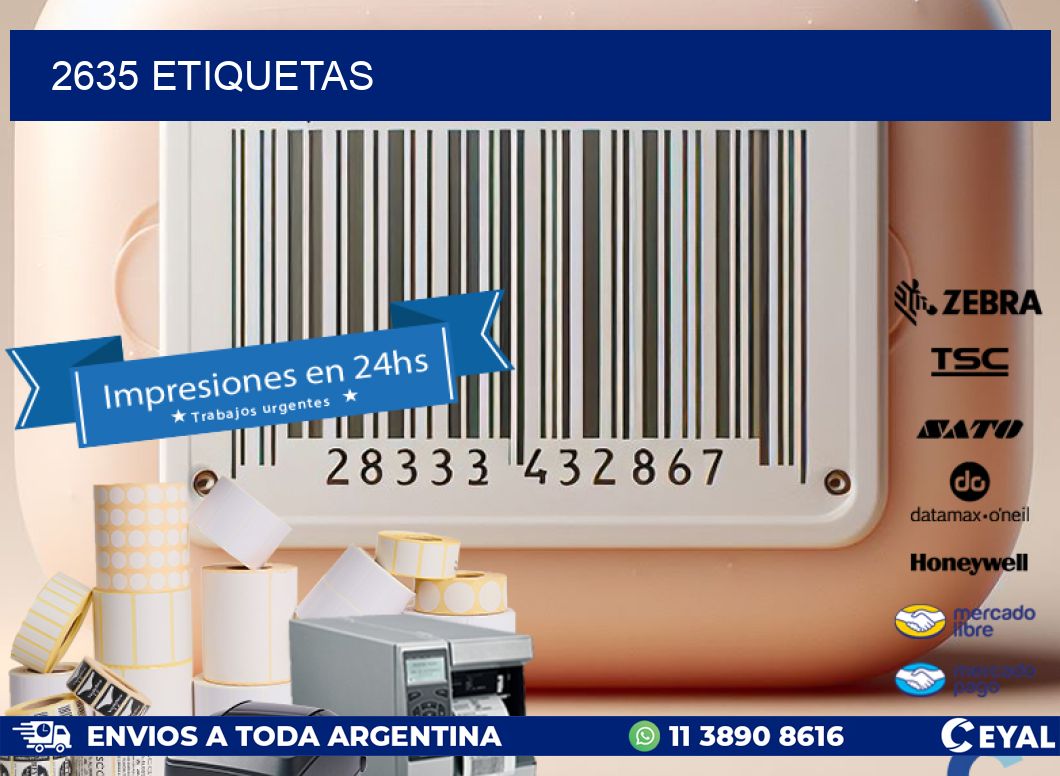 2635 ETIQUETAS