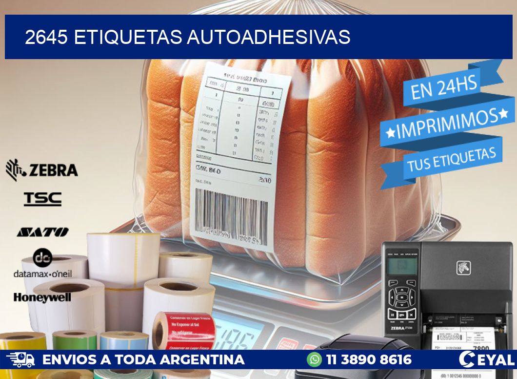 2645 ETIQUETAS AUTOADHESIVAS