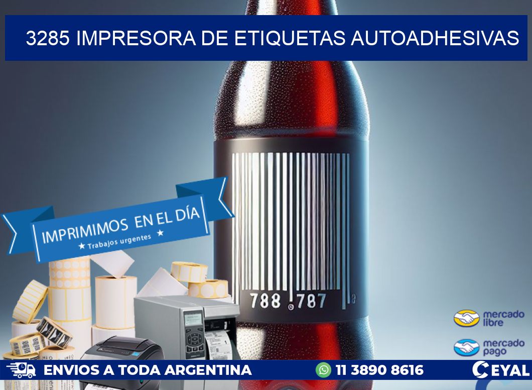 3285 IMPRESORA DE ETIQUETAS AUTOADHESIVAS