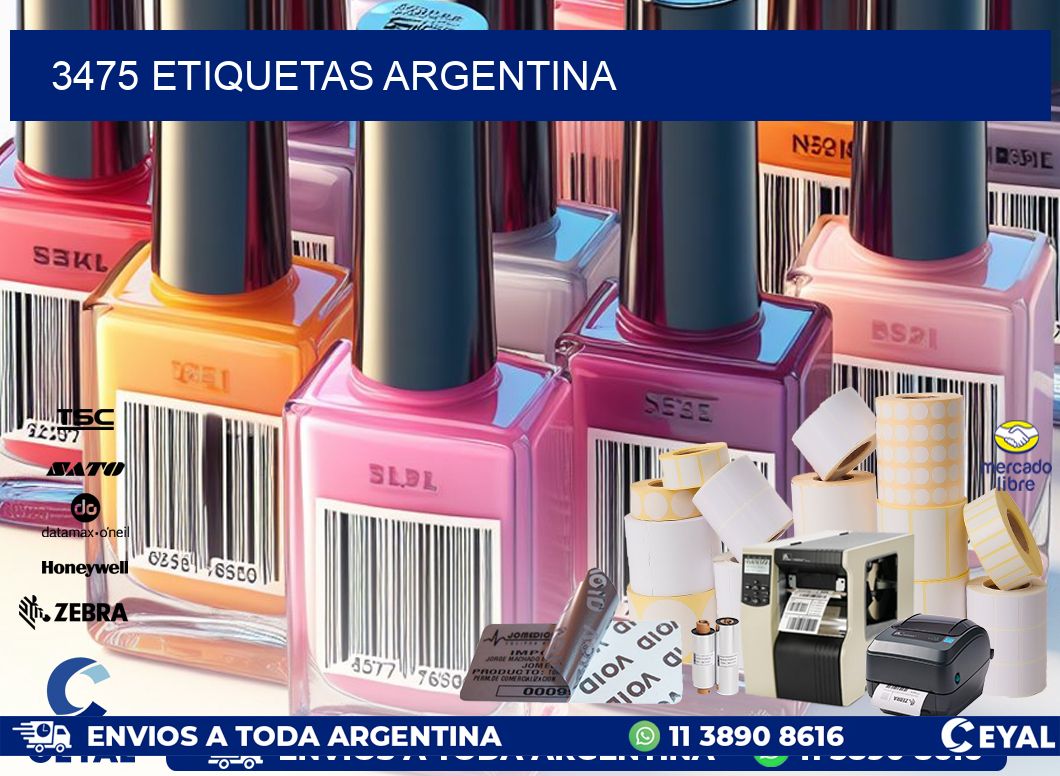 3475 ETIQUETAS ARGENTINA