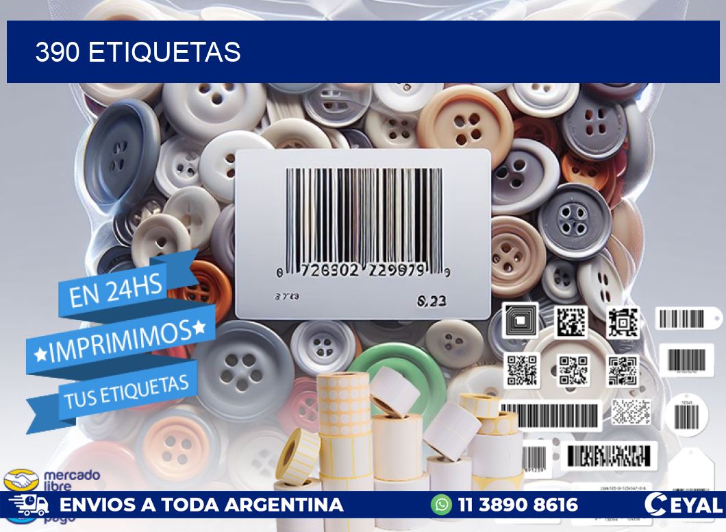 390 ETIQUETAS