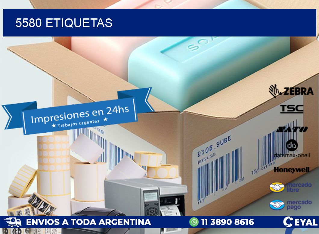 5580 ETIQUETAS