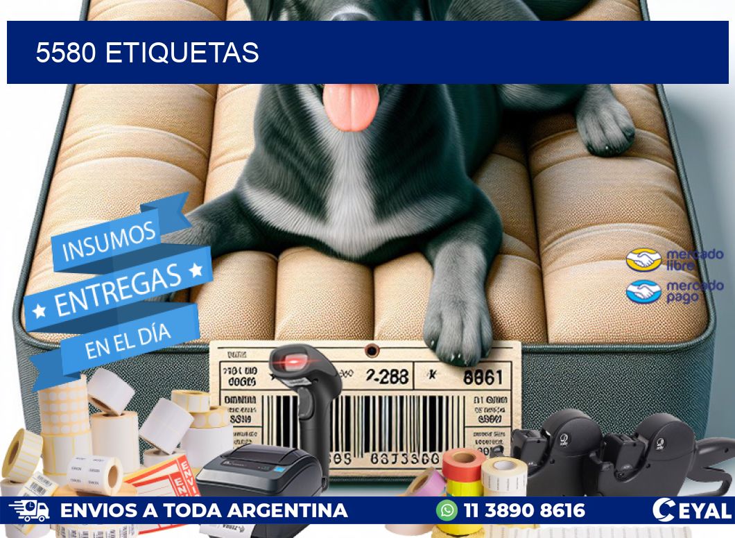 5580 ETIQUETAS