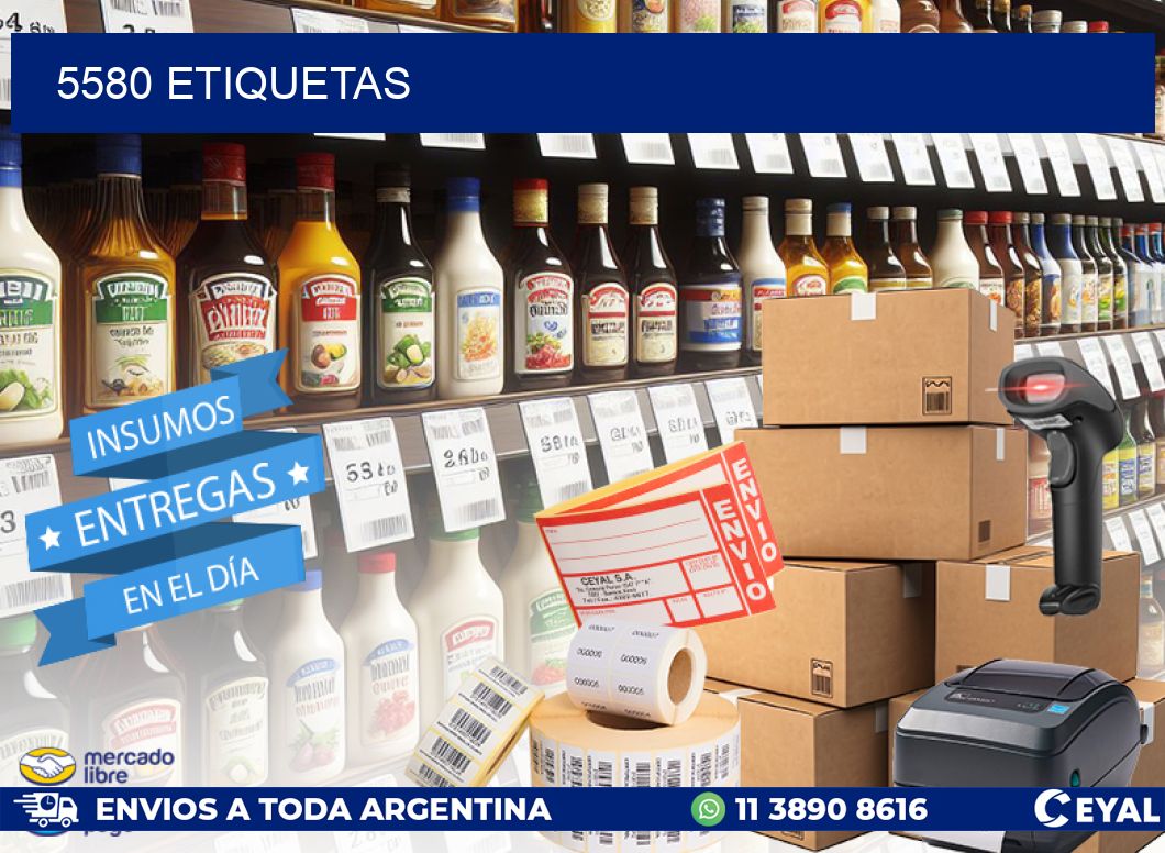 5580 ETIQUETAS