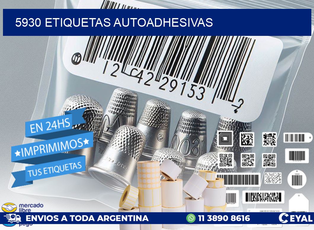 5930 ETIQUETAS AUTOADHESIVAS