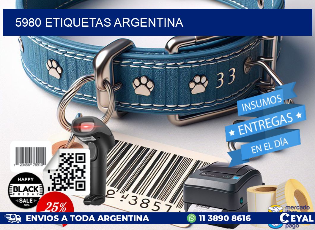5980 ETIQUETAS ARGENTINA