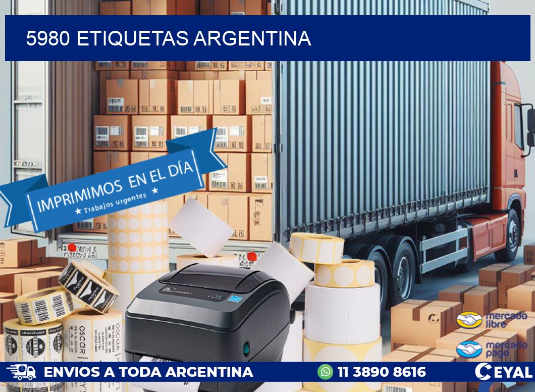 5980 ETIQUETAS ARGENTINA