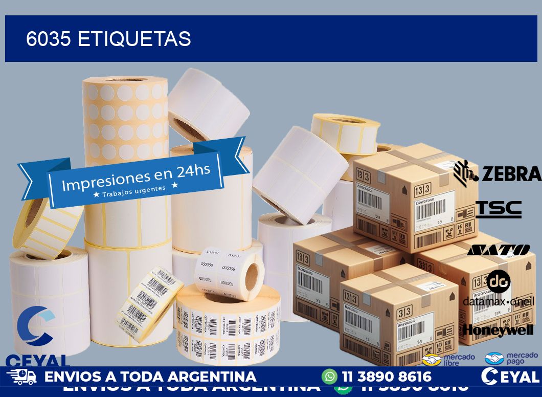 6035 ETIQUETAS