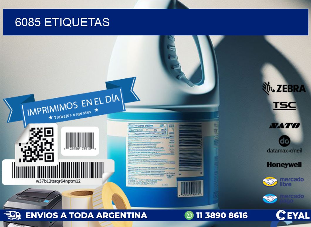 6085 ETIQUETAS