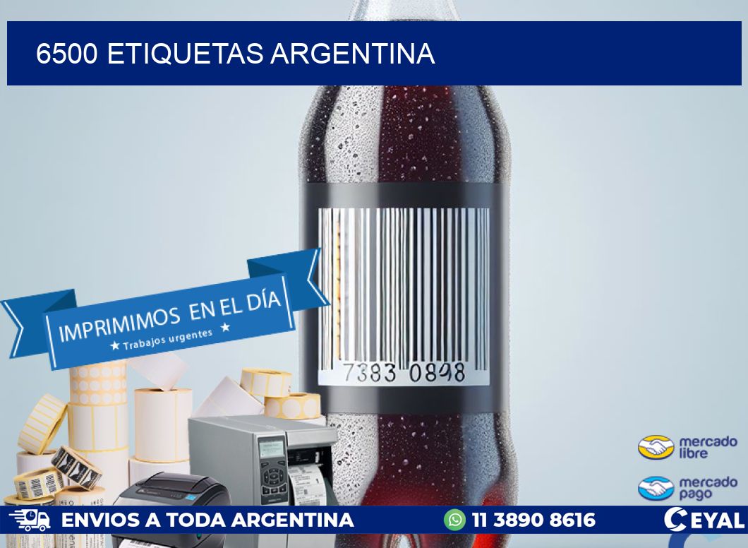 6500 ETIQUETAS ARGENTINA