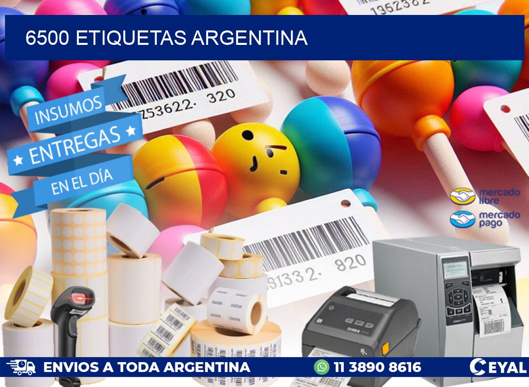 6500 ETIQUETAS ARGENTINA