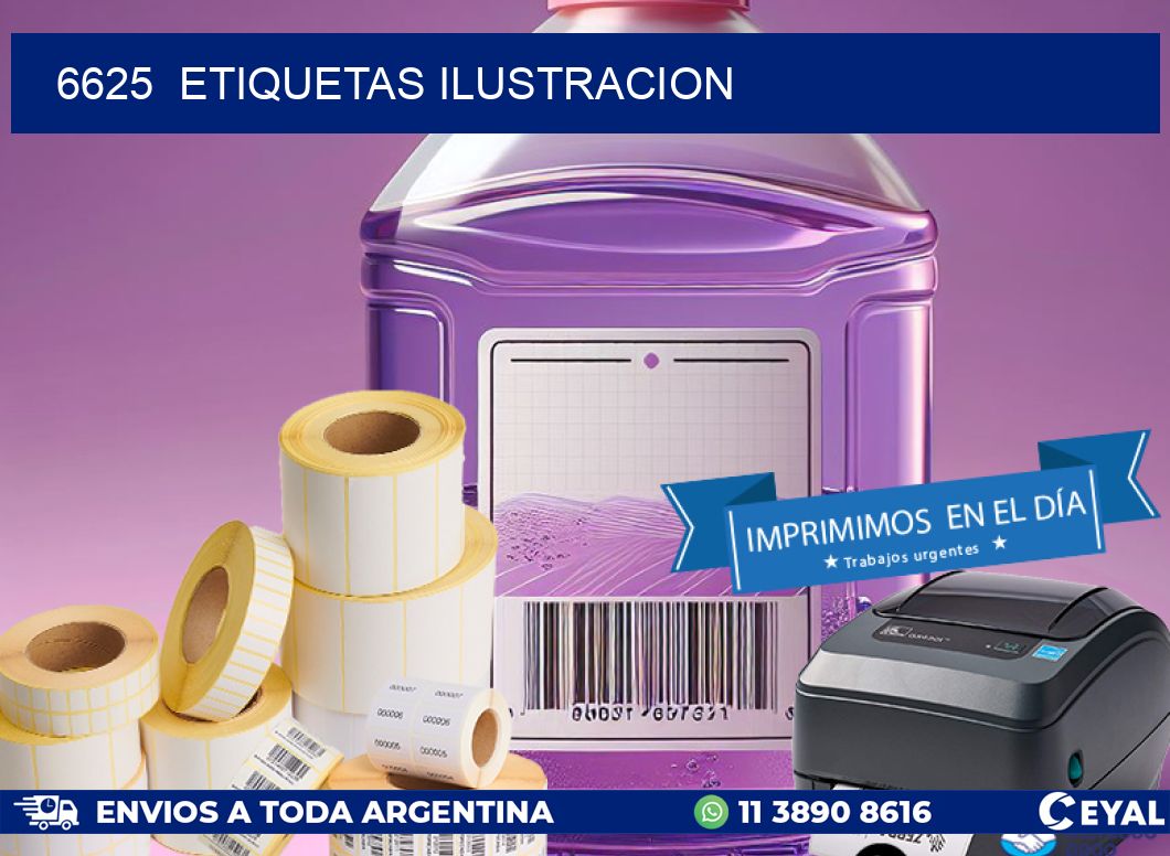 6625  ETIQUETAS ILUSTRACION