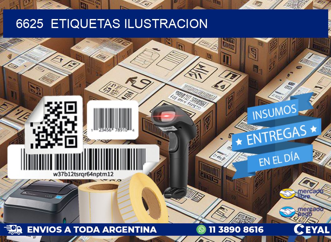 6625  ETIQUETAS ILUSTRACION