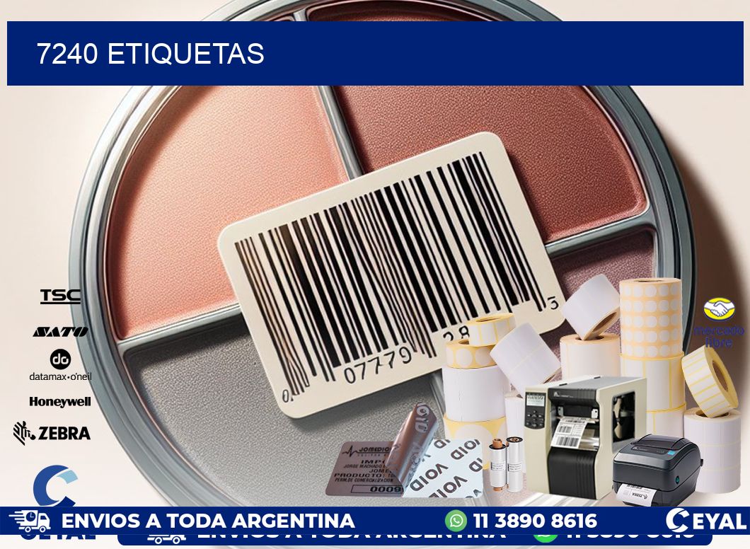 7240 ETIQUETAS