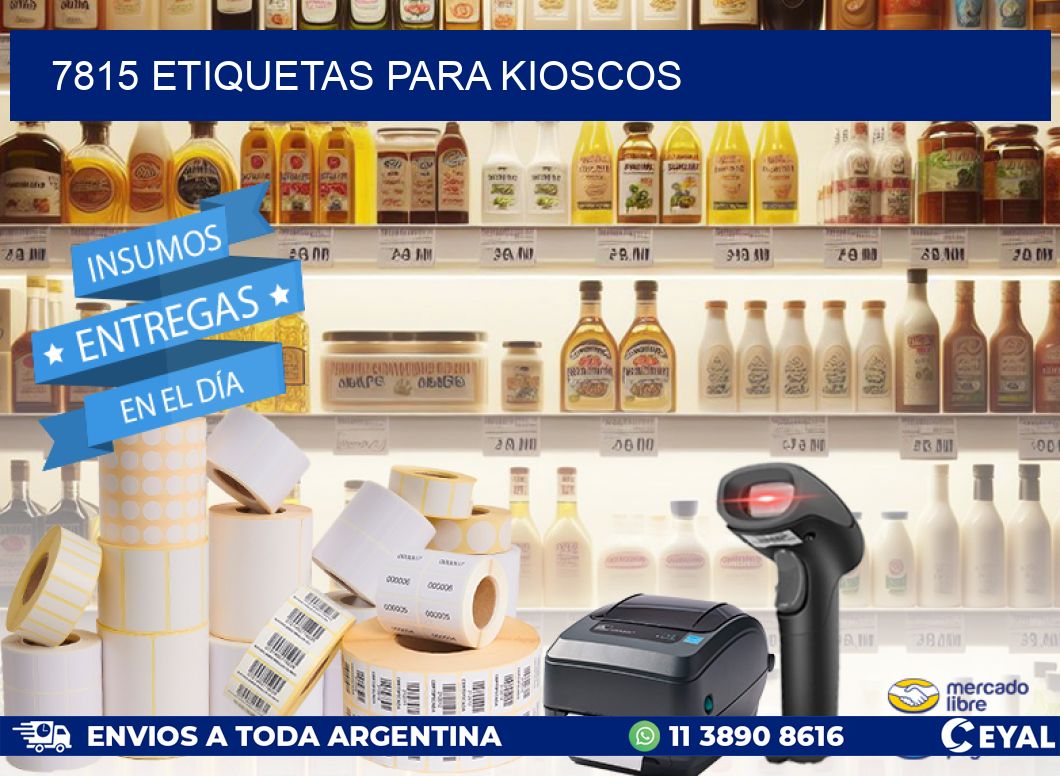 7815 ETIQUETAS PARA KIOSCOS