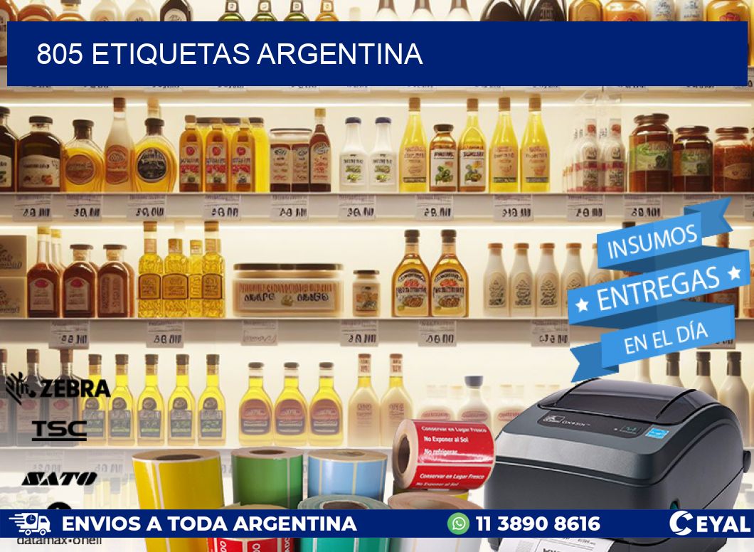 805 ETIQUETAS ARGENTINA