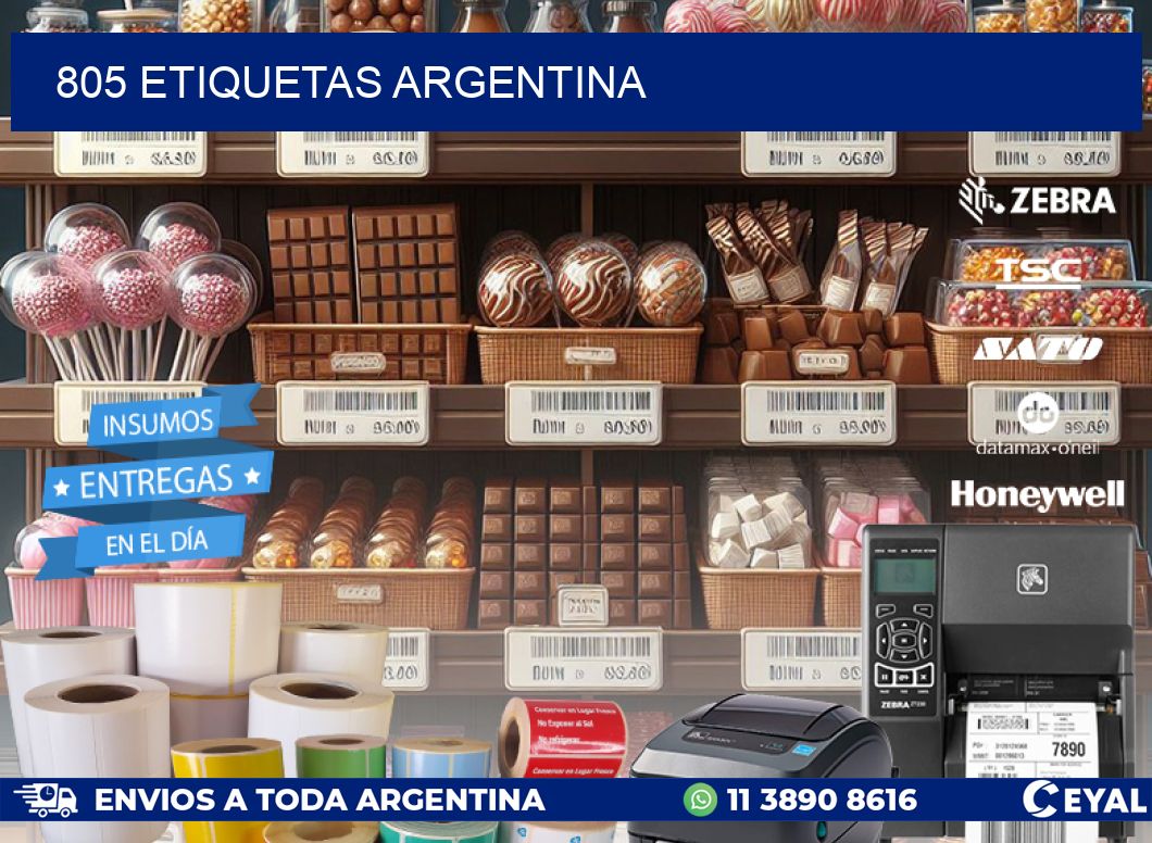 805 ETIQUETAS ARGENTINA