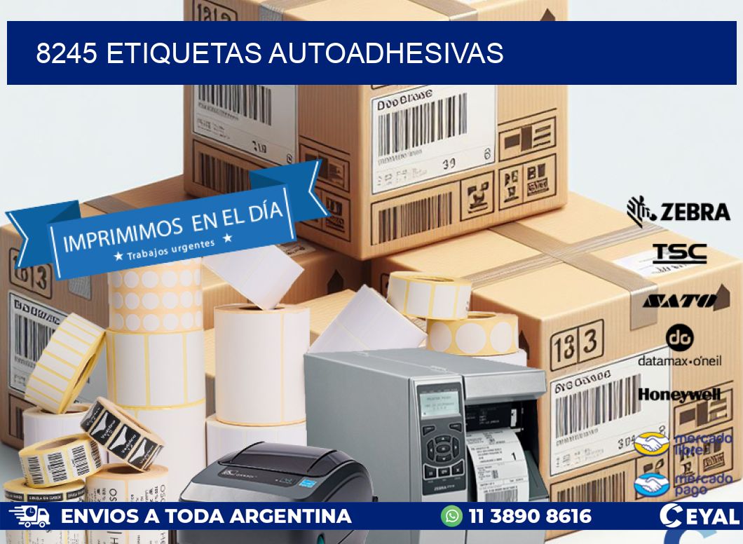 8245 ETIQUETAS AUTOADHESIVAS