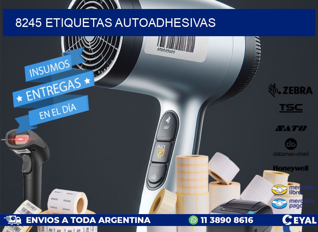 8245 ETIQUETAS AUTOADHESIVAS