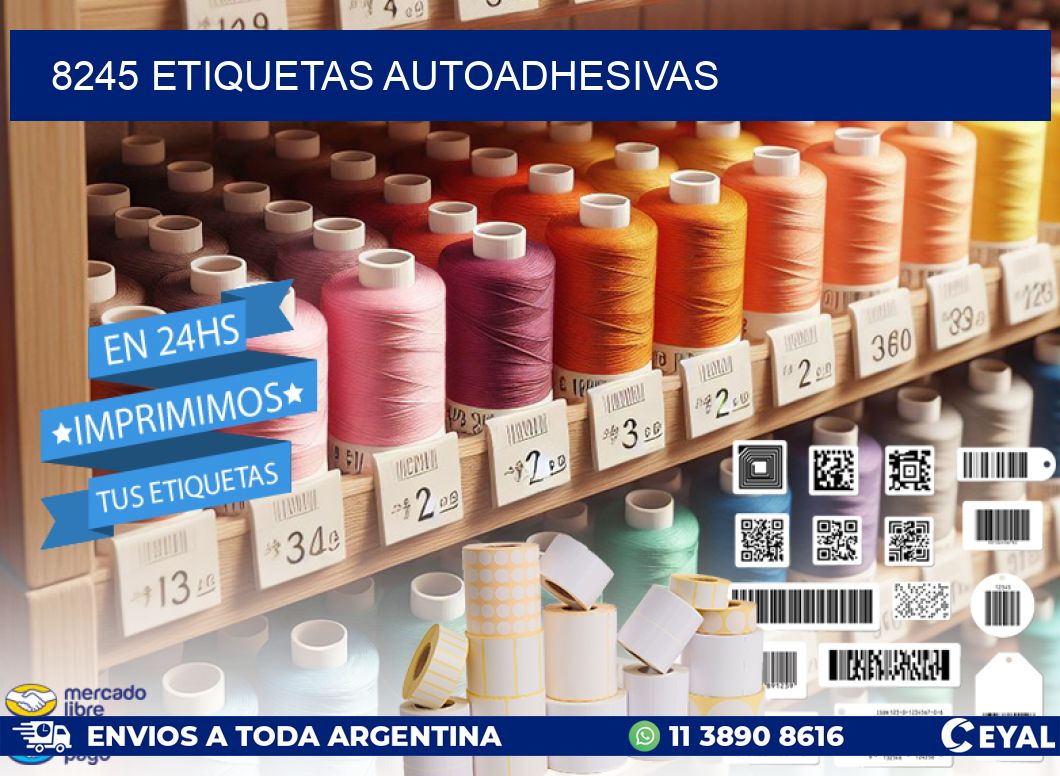 8245 ETIQUETAS AUTOADHESIVAS