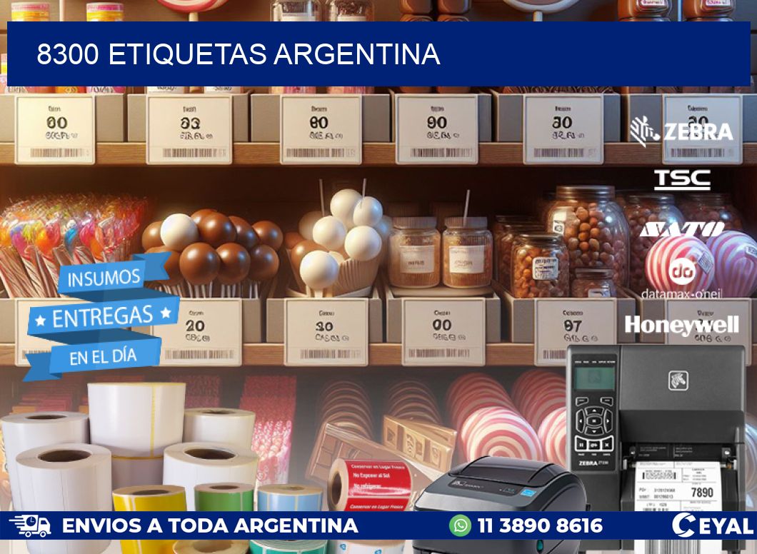 8300 ETIQUETAS ARGENTINA