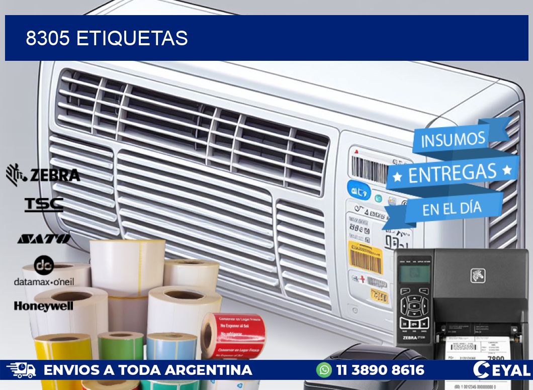 8305 ETIQUETAS