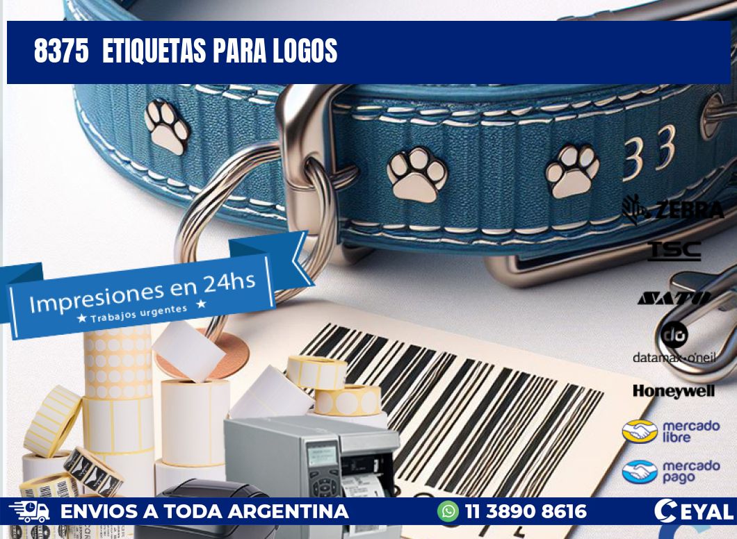 8375  ETIQUETAS PARA LOGOS