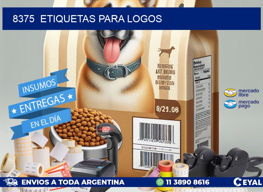 8375  ETIQUETAS PARA LOGOS