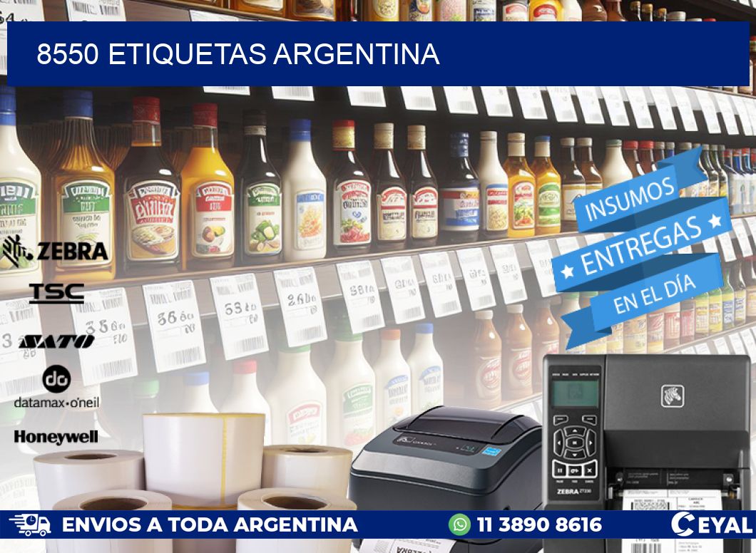 8550 ETIQUETAS ARGENTINA