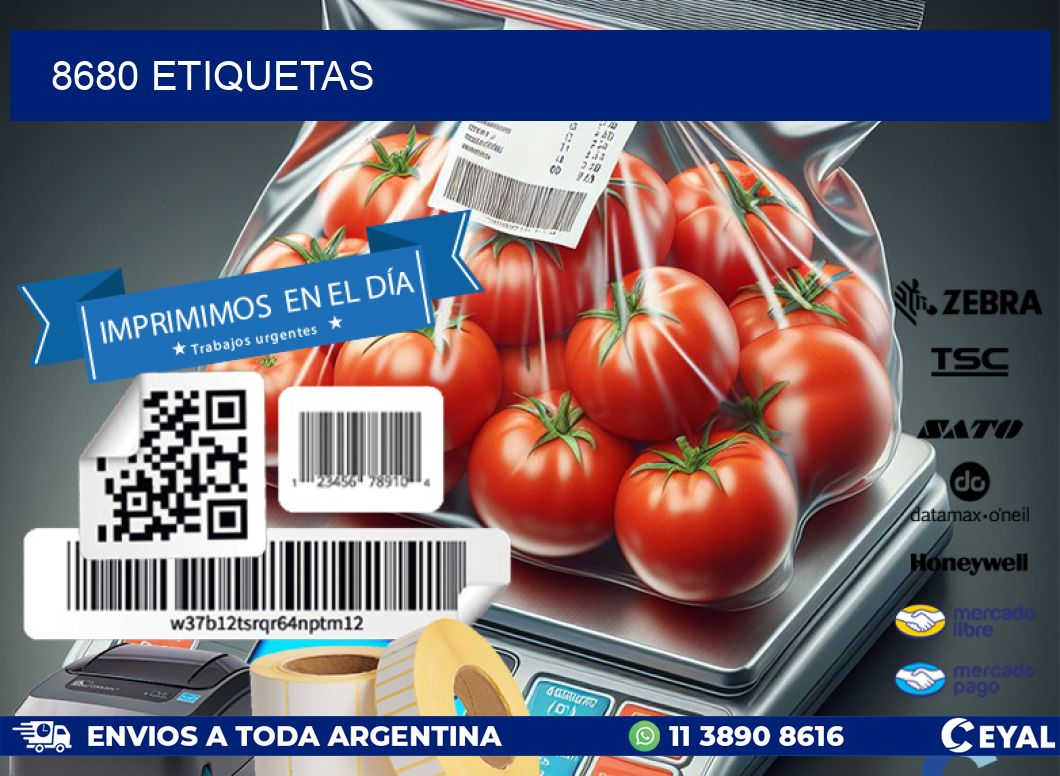 8680 ETIQUETAS